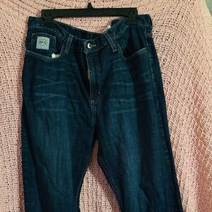 Men's Cinch Silver Label Dark Wash Blue Jeans